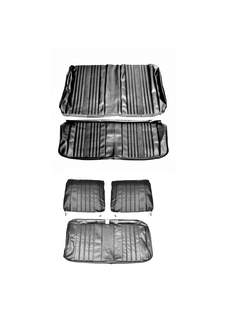 1969 Chevelle Coupe Front Bench Full Set - Black