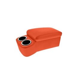 Orange Bench Seat Deluxe Console w/ Cup Holders