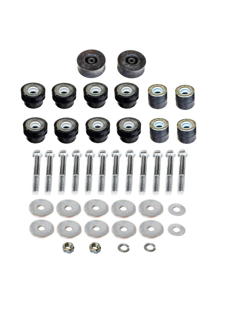 Southern Camaro 1968-72 Chevelle Convertible Body Bushing & Radiator Bushings with Hardware