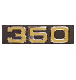 Auto Metal Direct "350" Grille Emblem w/Hardware 1975-76 Chevy Truck, C/K 10