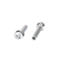 OER 1968-90 Chrome Ribbed Door Lock Knobs