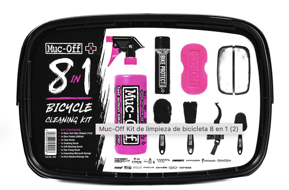 Kit de limpieza de bicicleta 8 en 1 Muc-OFF - The Crown Concept