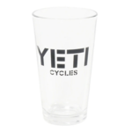 Yeti Cycles Yeti Block Pint Glass