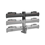 KUAT Kuat Piston X Add-On LED Dual Ratchet Platform Rack with Kashima - 1 Bike - Galaxy Gray