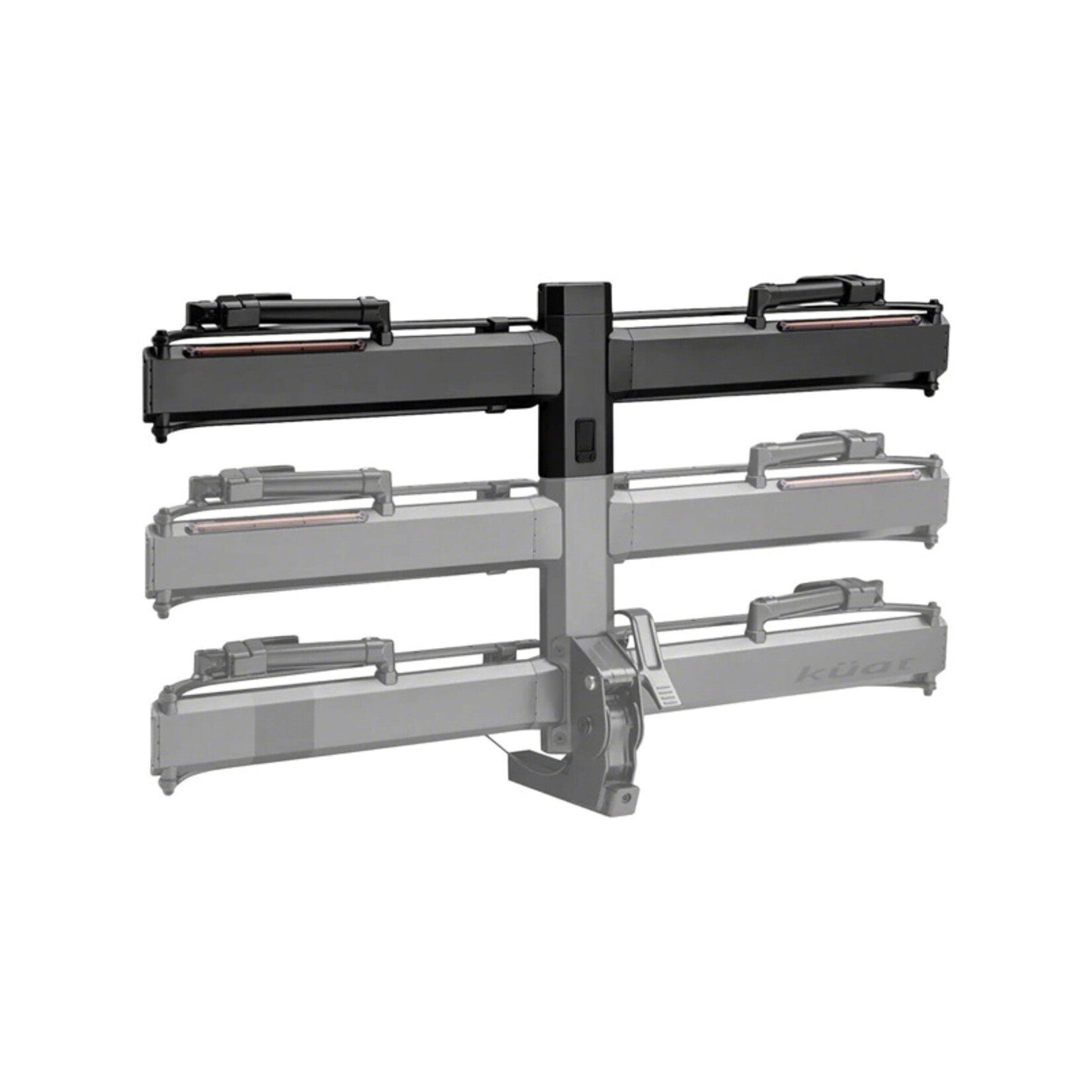 KUAT Kuat Piston X Add-On LED Dual Ratchet Platform Rack with Kashima - 1 Bike - Galaxy Gray