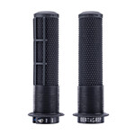 DMR DeathGrip Flanged Grips - Thin, Lock-On, Black