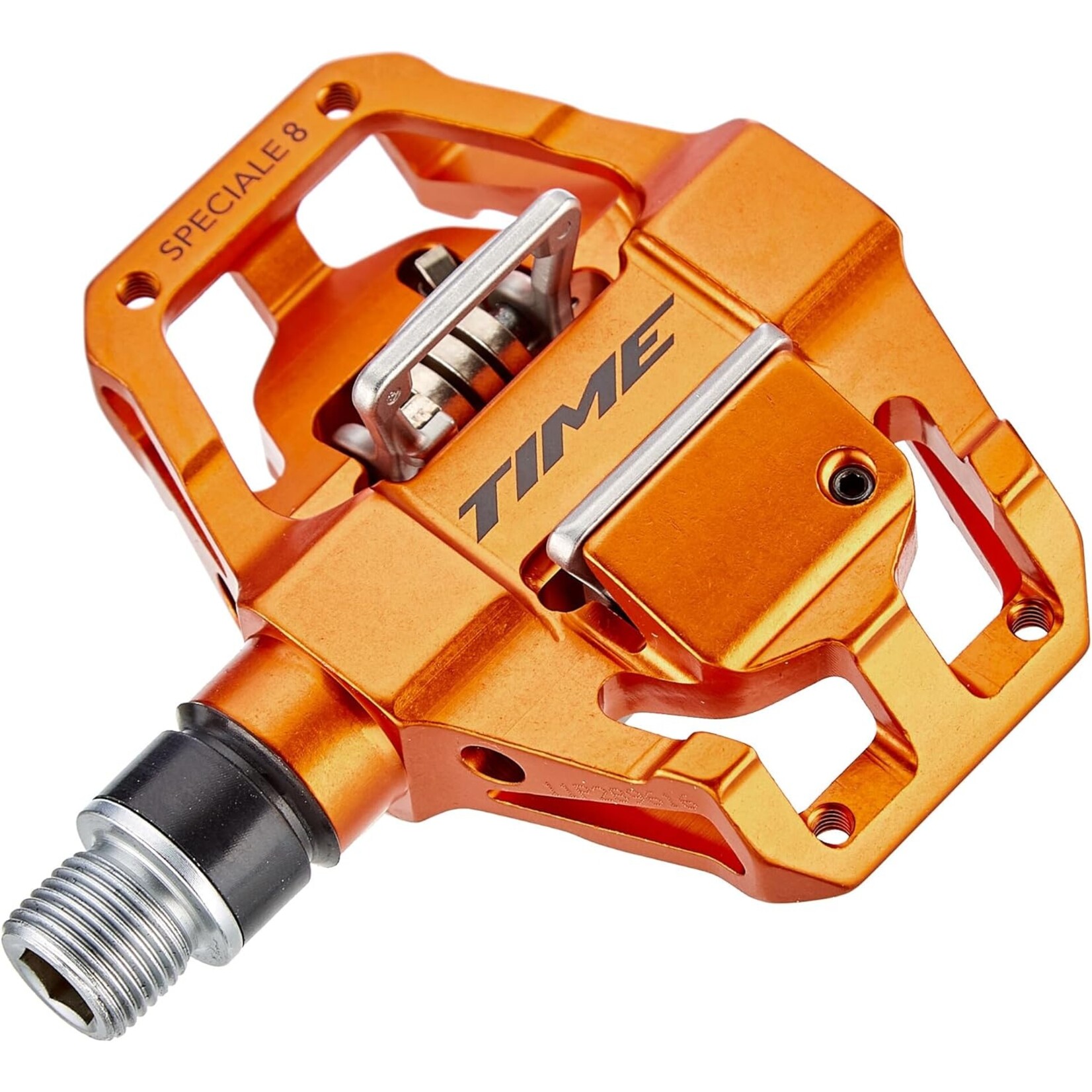 SRAM Time Speciale 8 Enduro Clipless Pedal, Alum , 9/16", Orange
