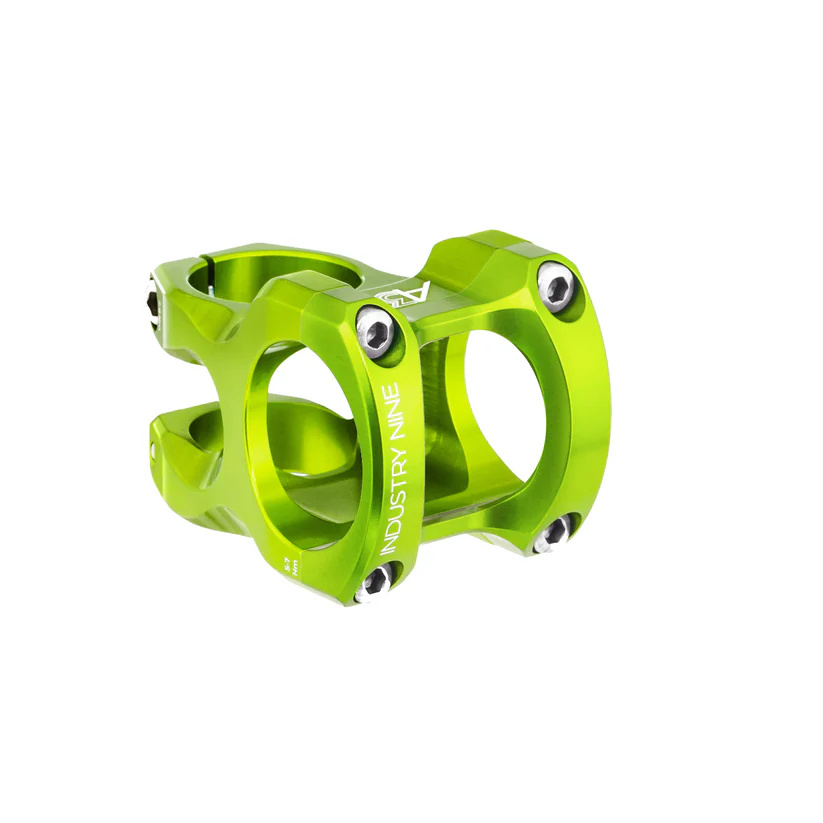 Industry Nine A35 Stem, (35.0) 50mm - Lime - Tenafly Bicycle Workshop