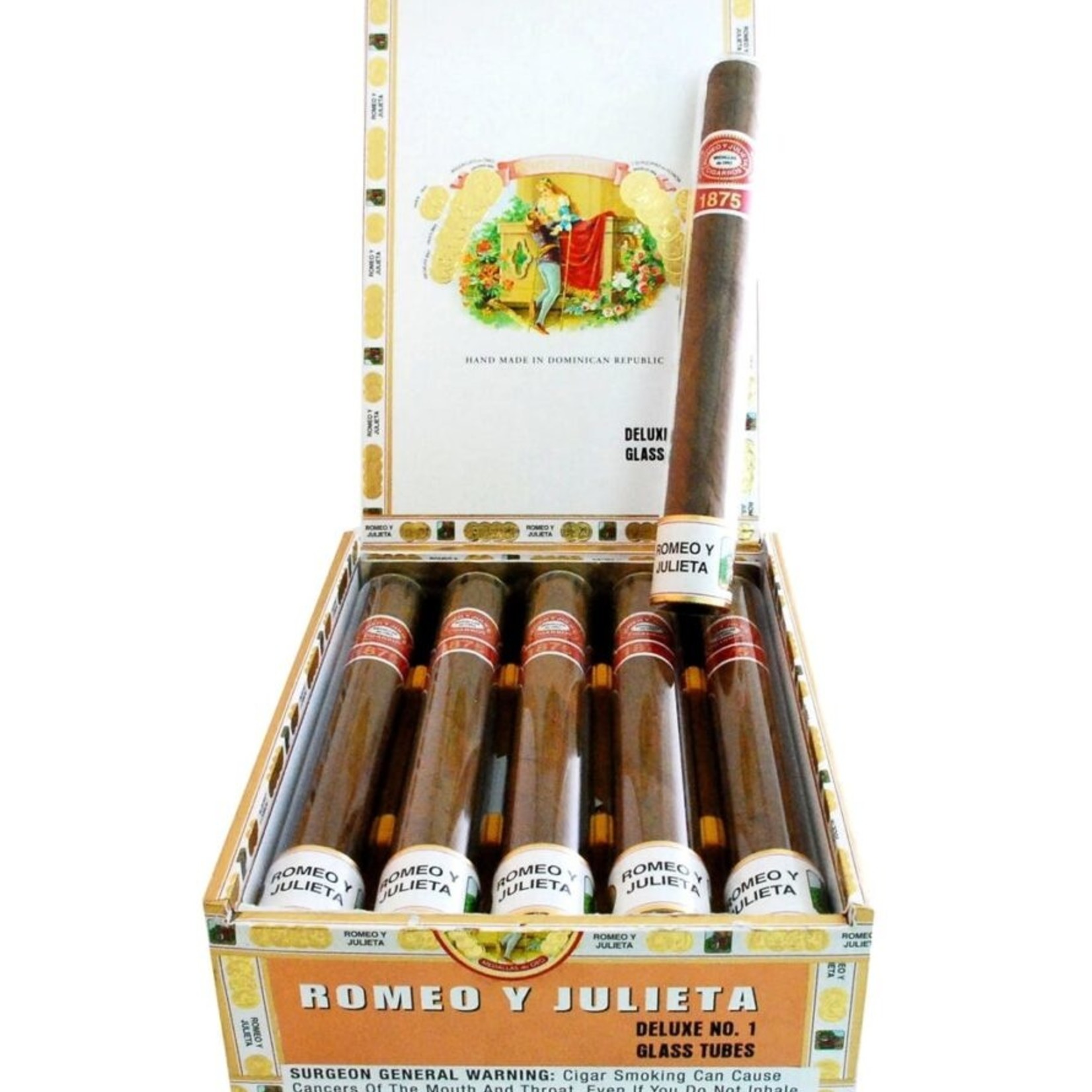 Romeo y Julieta Romeo y juliata deluxe no. 1glass tubes