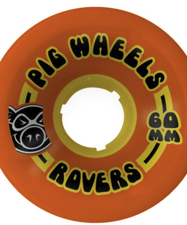 Pig Wheels Pig - Rover Orange Cruiser Wheels 60 mm