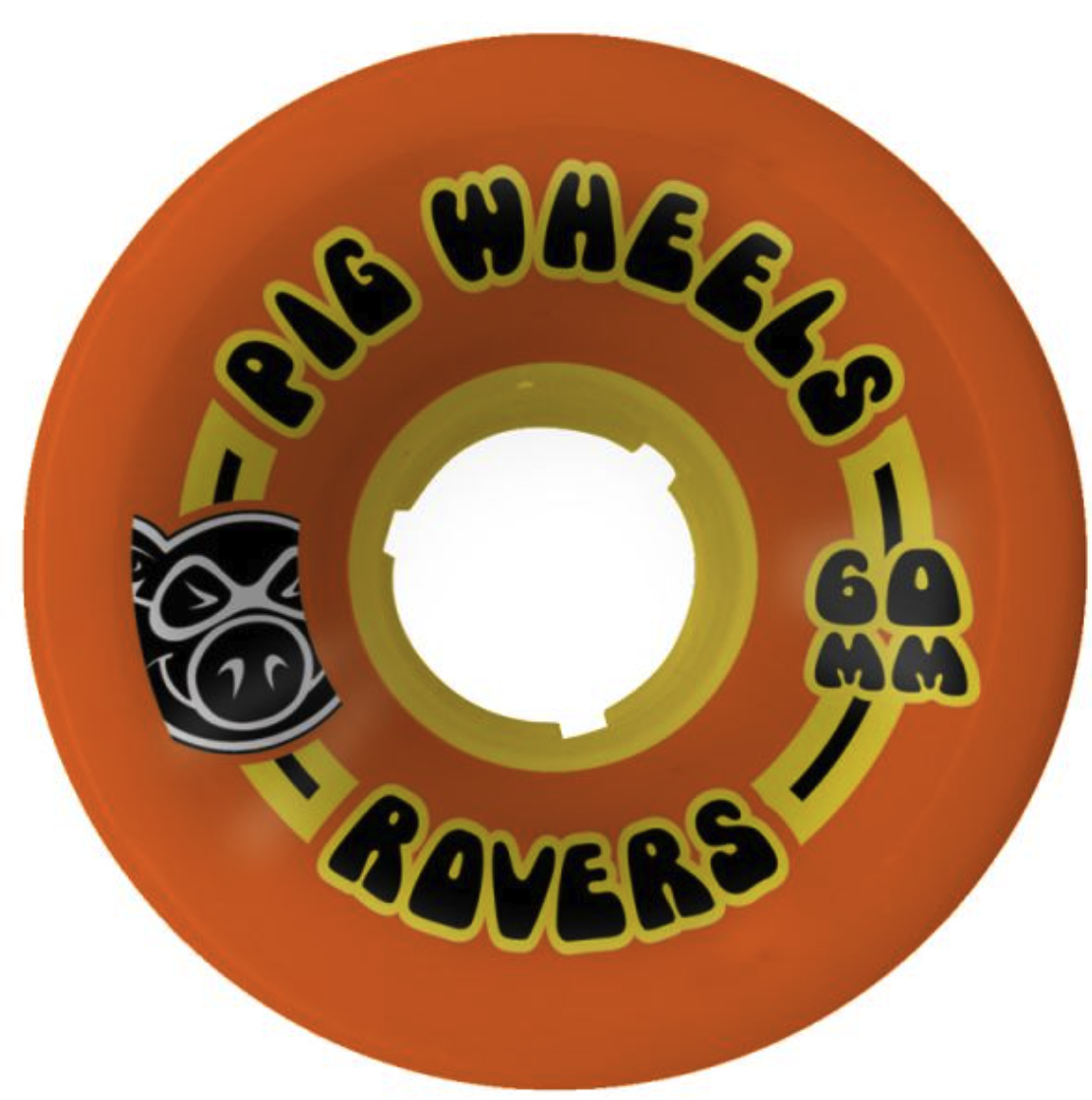 Pig Wheels Pig - Rover Orange Cruiser Wheels 60 mm