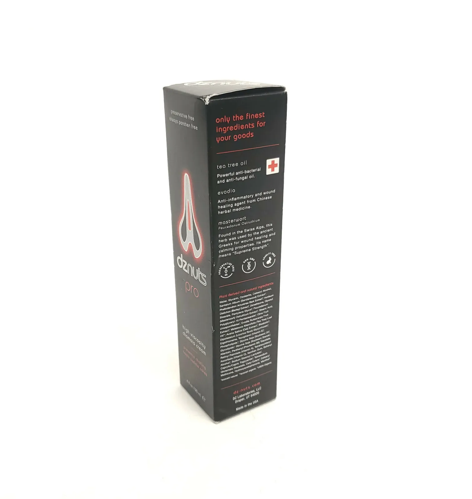 DZ Nutz Pro Chamois Cream: 4oz Tube - Tommy's Bicycle Shop