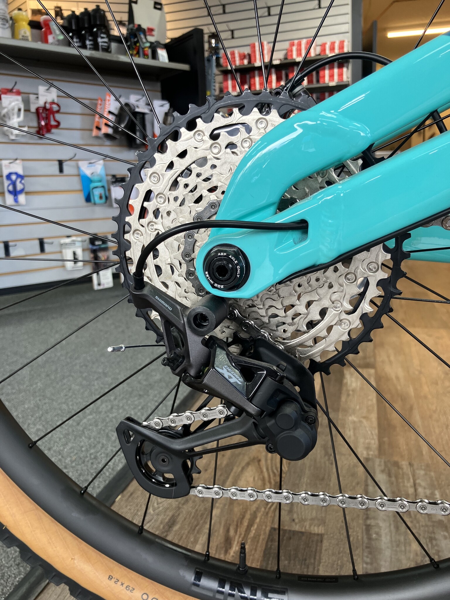 Trek Tommy's Pro Build - TREK Full Stache - Large - Teal / Miami Green - ON SALE!