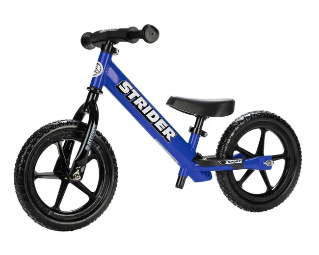 Strider 12 Sport Kids Balance Bike: Blue