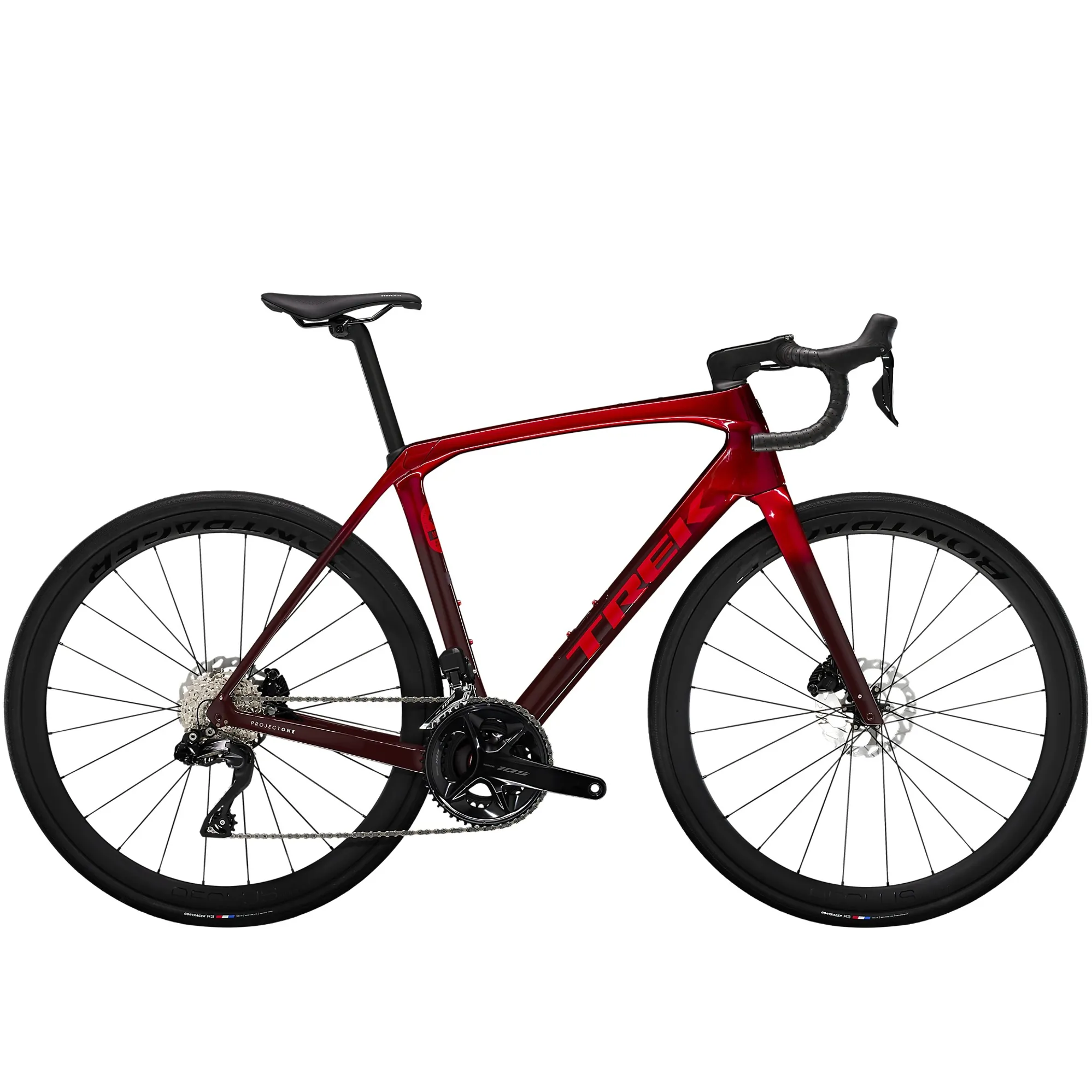 Trek TREK - Domane SLR 6 Project One - 56cm - Metallic Red Smoke to Carbon Smoke Fade