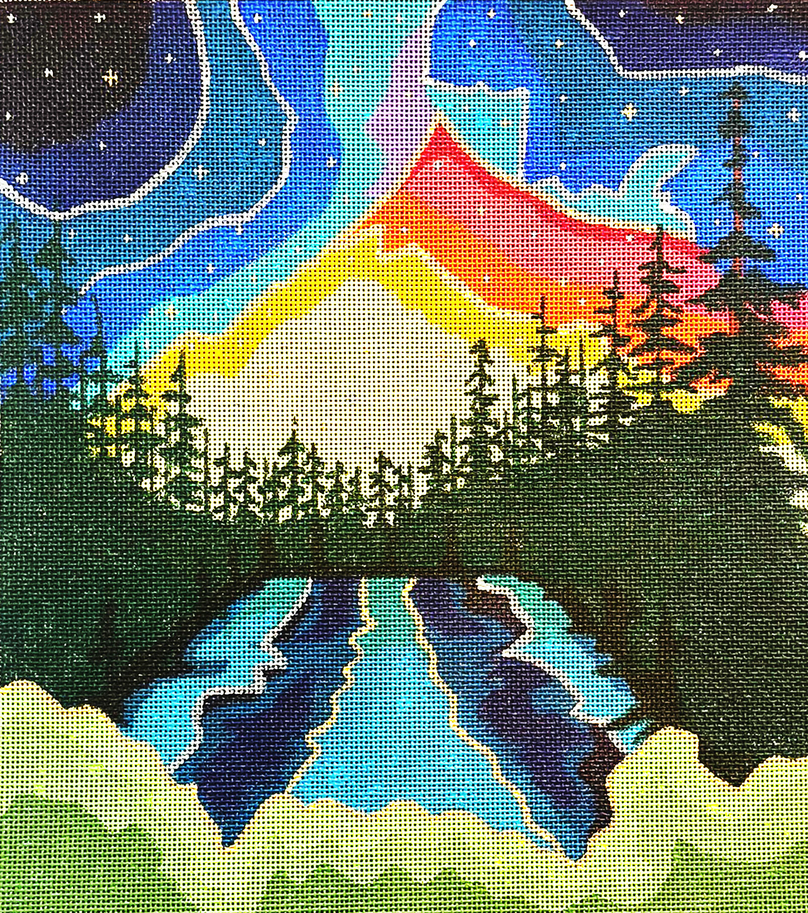 Northern Lights Oasis Needlepoint Designs