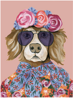Glitzy Golden Retriever
