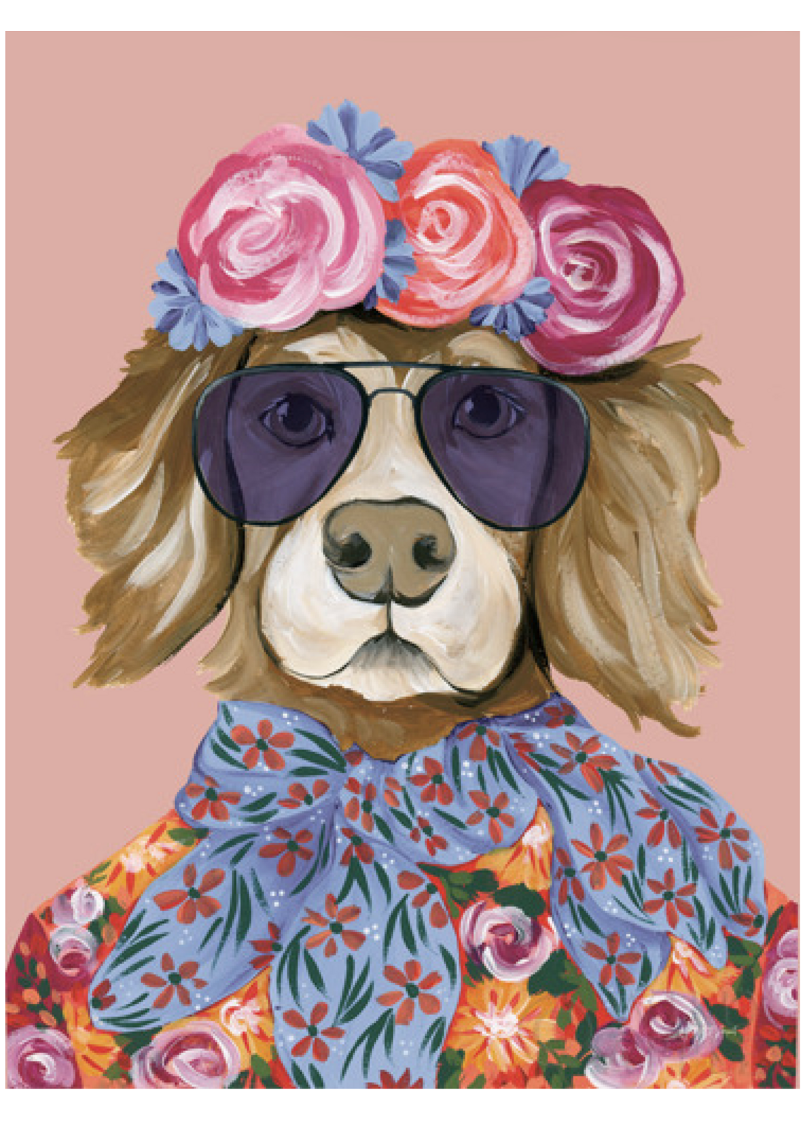 Glitzy Golden Retriever
