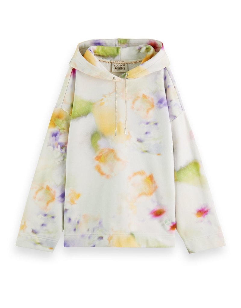 All-Over-Print Oversized-Fit Hoodie, Motion Print