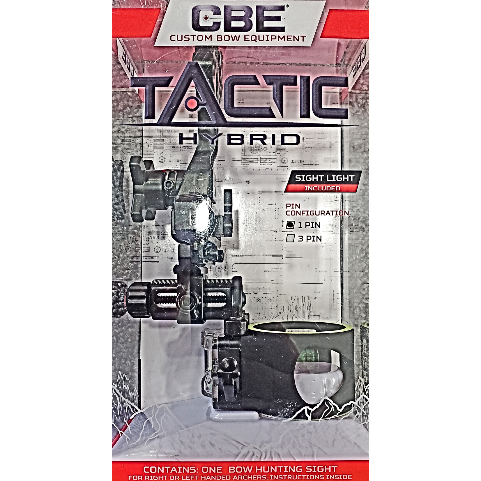 CBE CBE TACTIC HYBRID 1 PIN .19