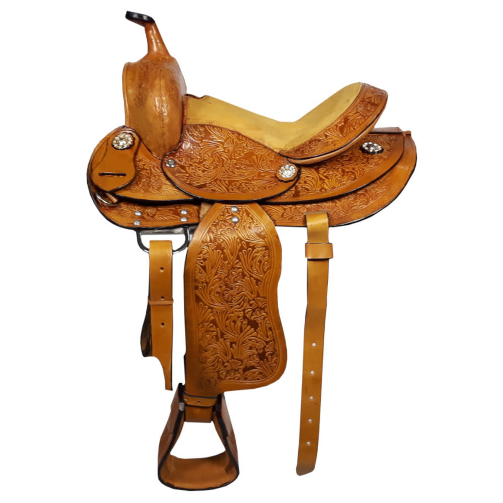 Canadian Saddlery Leather Pony Saddle - 12"