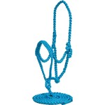 Mustang Flat Nose Rope Halter With Lead