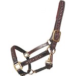 Bromont Carved Underlay Leather Halter