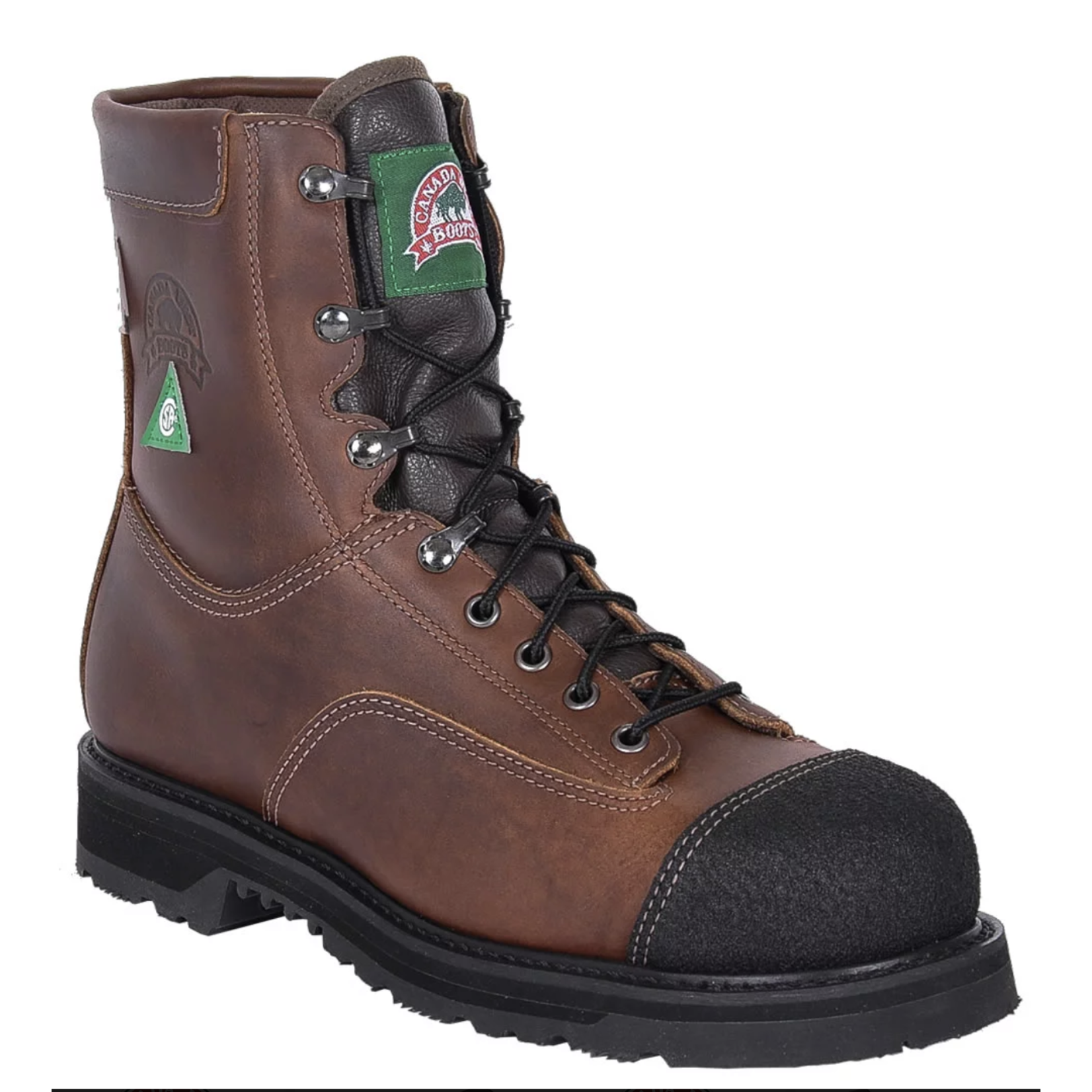 Canada West Boots 34314 Men's CANADA WEST Lace Work Boot Pecan Tumbled Insulated