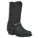 Canada West Boots 7629 Ladies CANADA WEST Biker Boots Black Loggertan