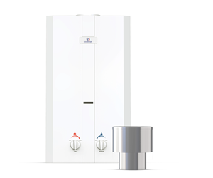 Outdoor Permanent/Portable Tankless Water Heater Stick and Stone