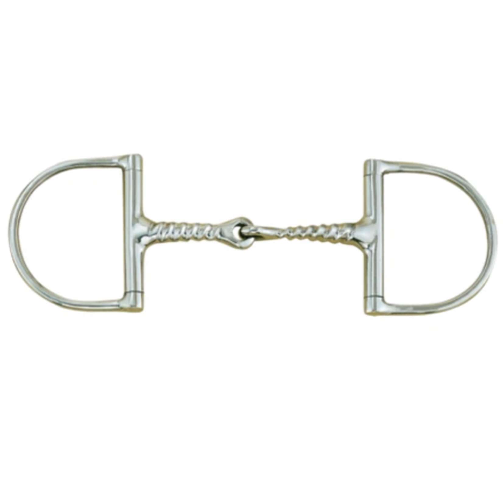 Griffith Saddlery Corkscrew Dee Ring Bit