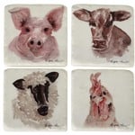 CBK Farm Animal Coasters