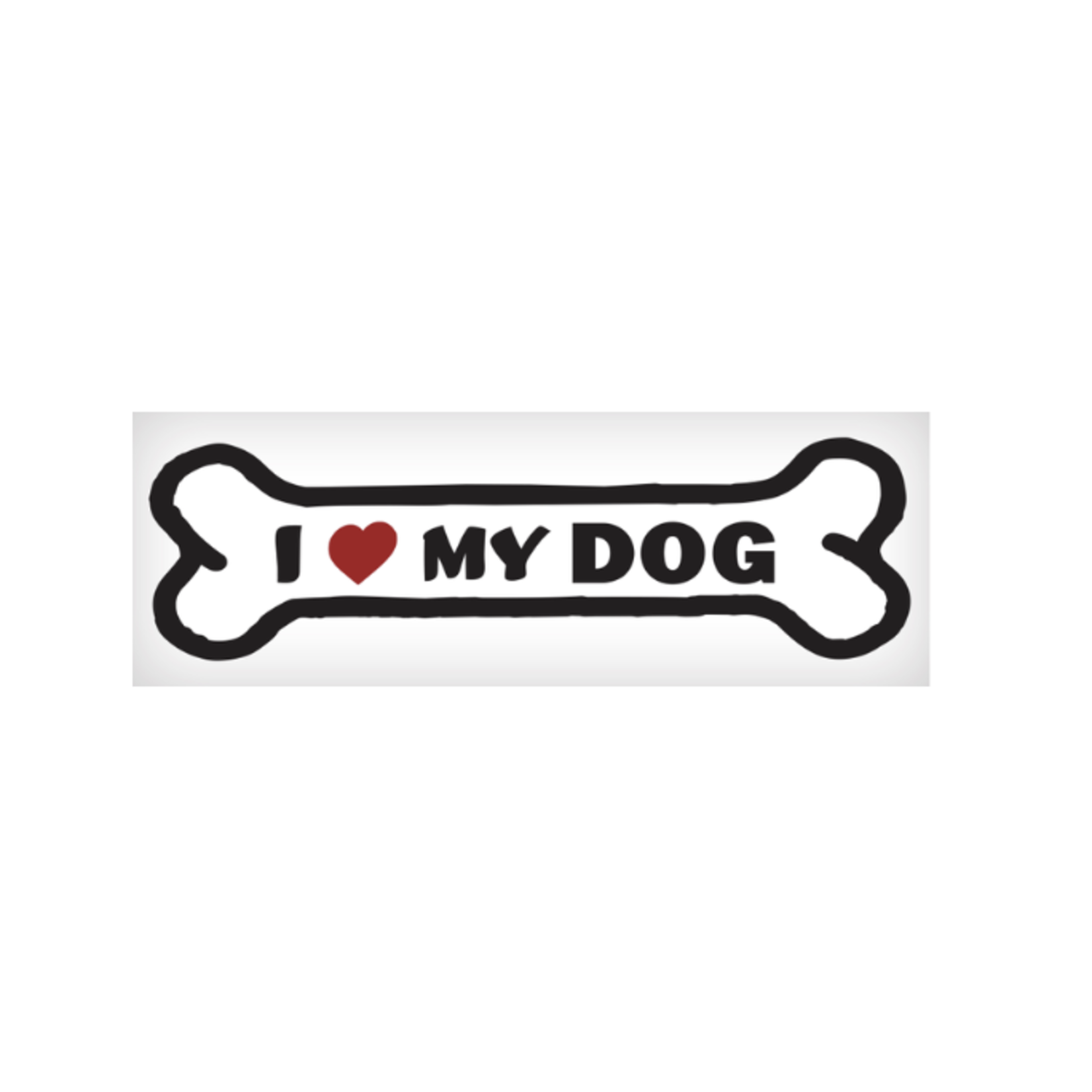 Stickers I Love My Dog Car Decal