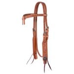 Sierra Blue Feather Headstall Set