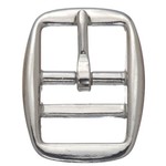 Western Rawhide Nickel Plated Double Bar Buckle