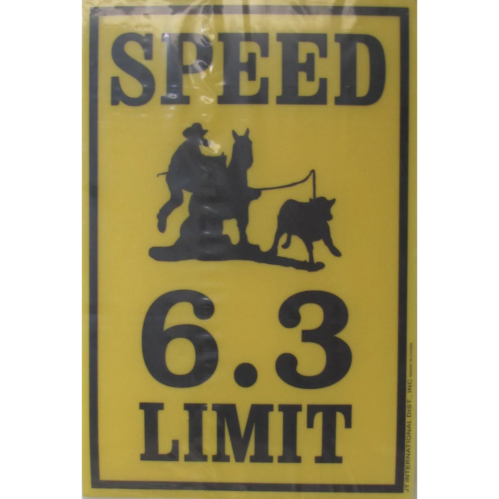 Gift Corral Speed Limit Barn Sign