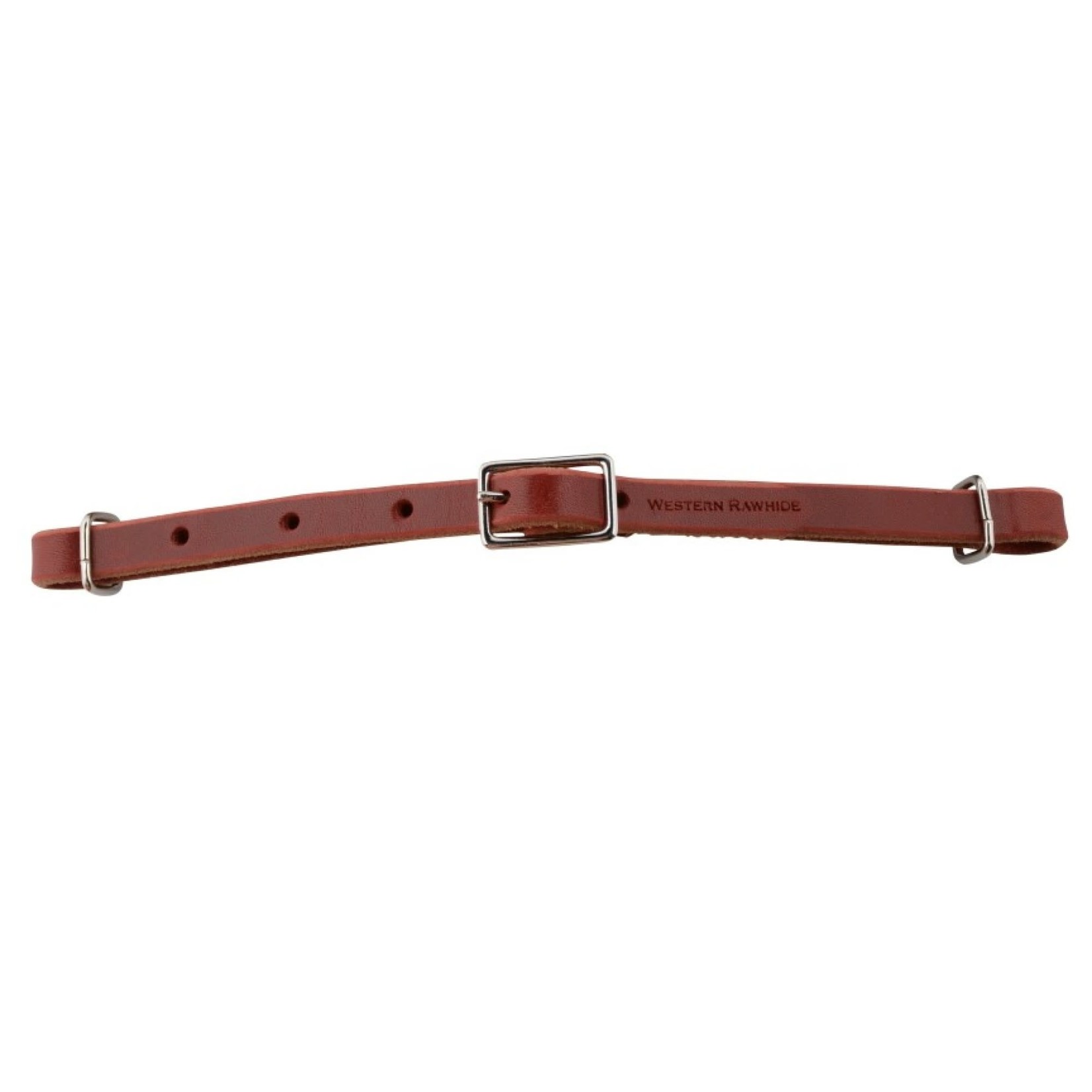 Western Rawhide Leather Curb Strap