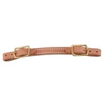 Western Rawhide Flat Leather Curb Strap