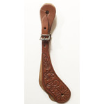 Western Rawhide Embossed Spur Strap