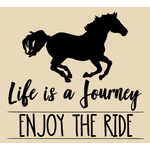 Can-Pro Life is a Journey Car Decal