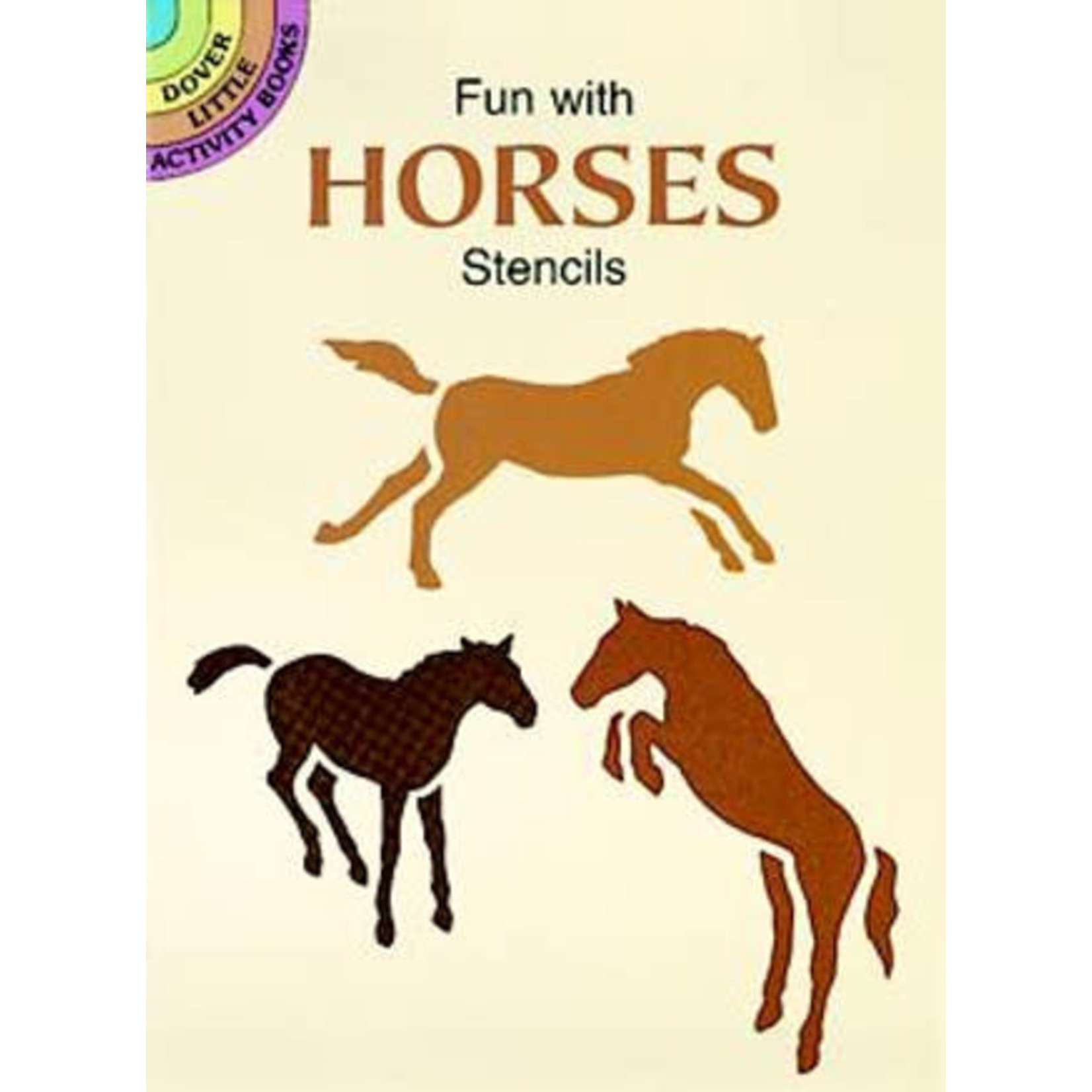 Dover Fun with Horses Stencil Booklet
