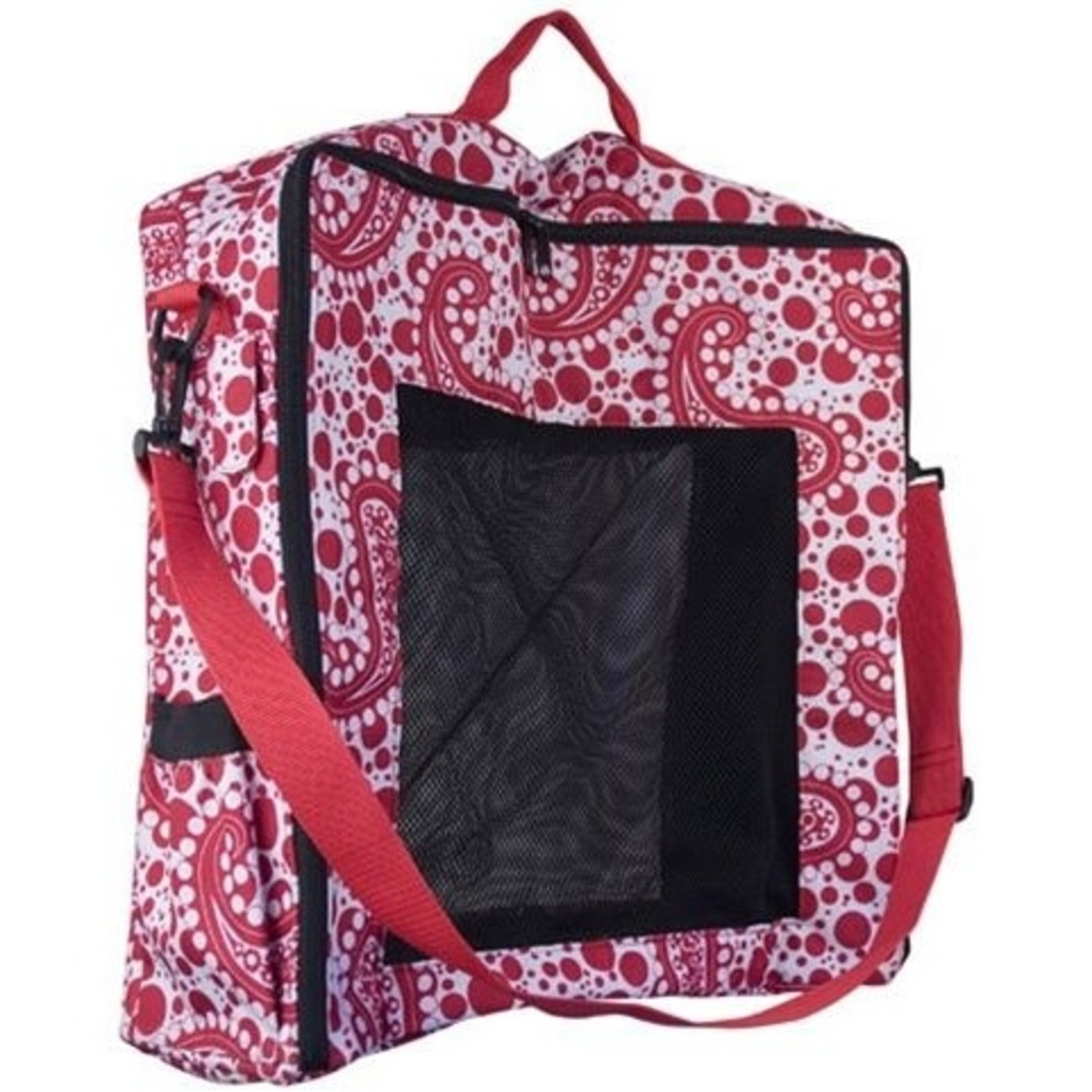Lami-Cell Red Paisley Boot Bag