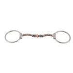 Dee Butterfield Dog Bone with Copper Spiral Loose Ring Snaffle