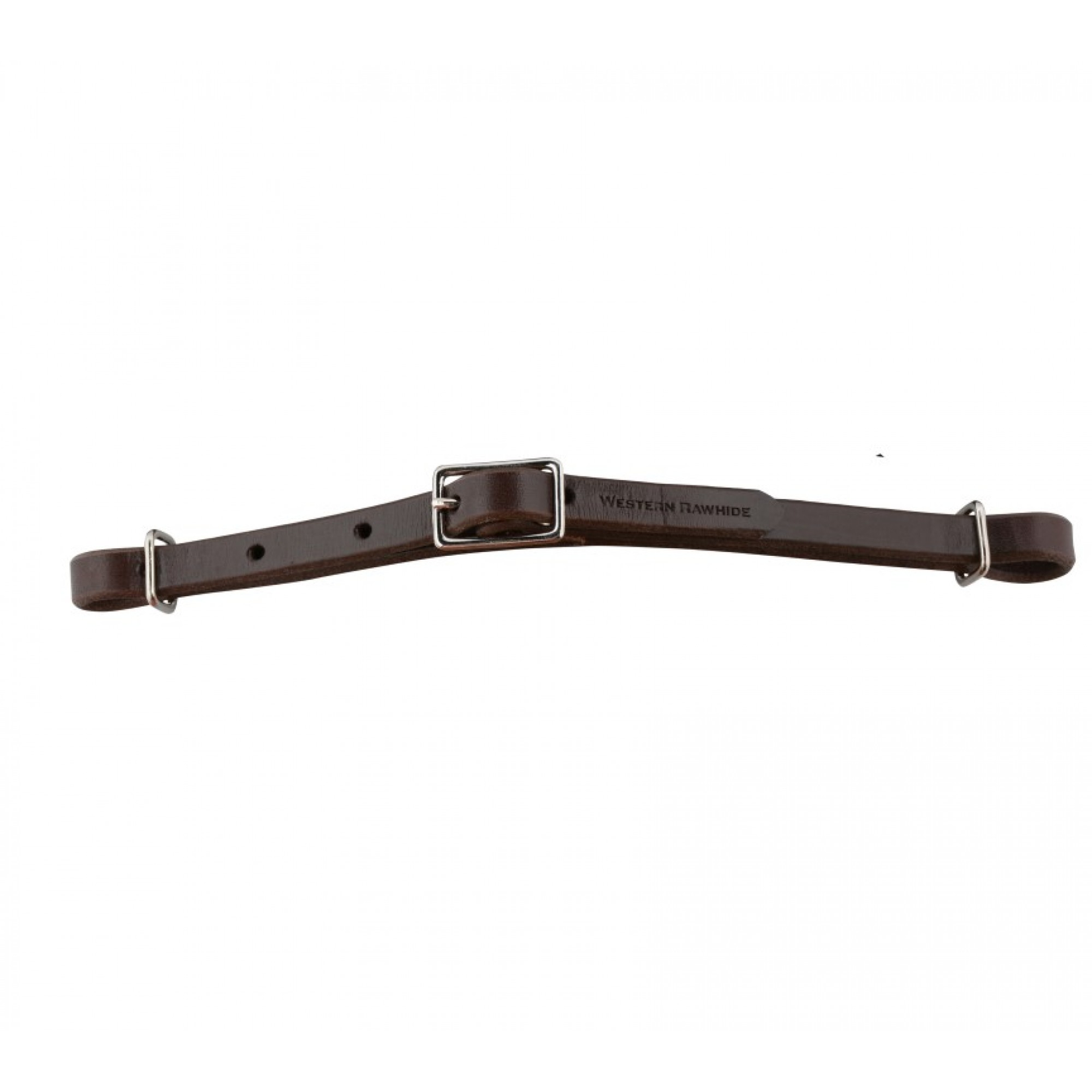 Western Rawhide Leather Curb Strap