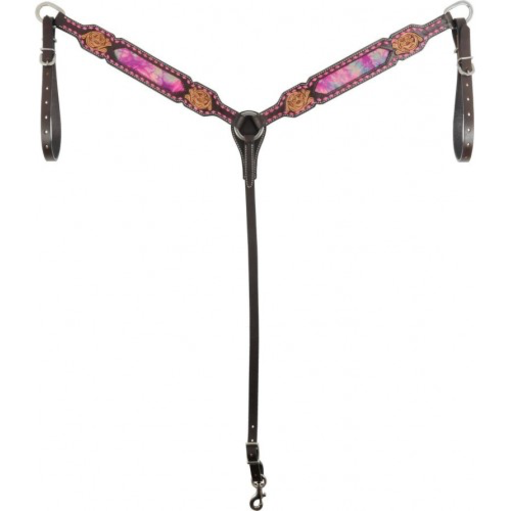 Country Legends Tie Dye 2 Tone Headstall & Breastcollar