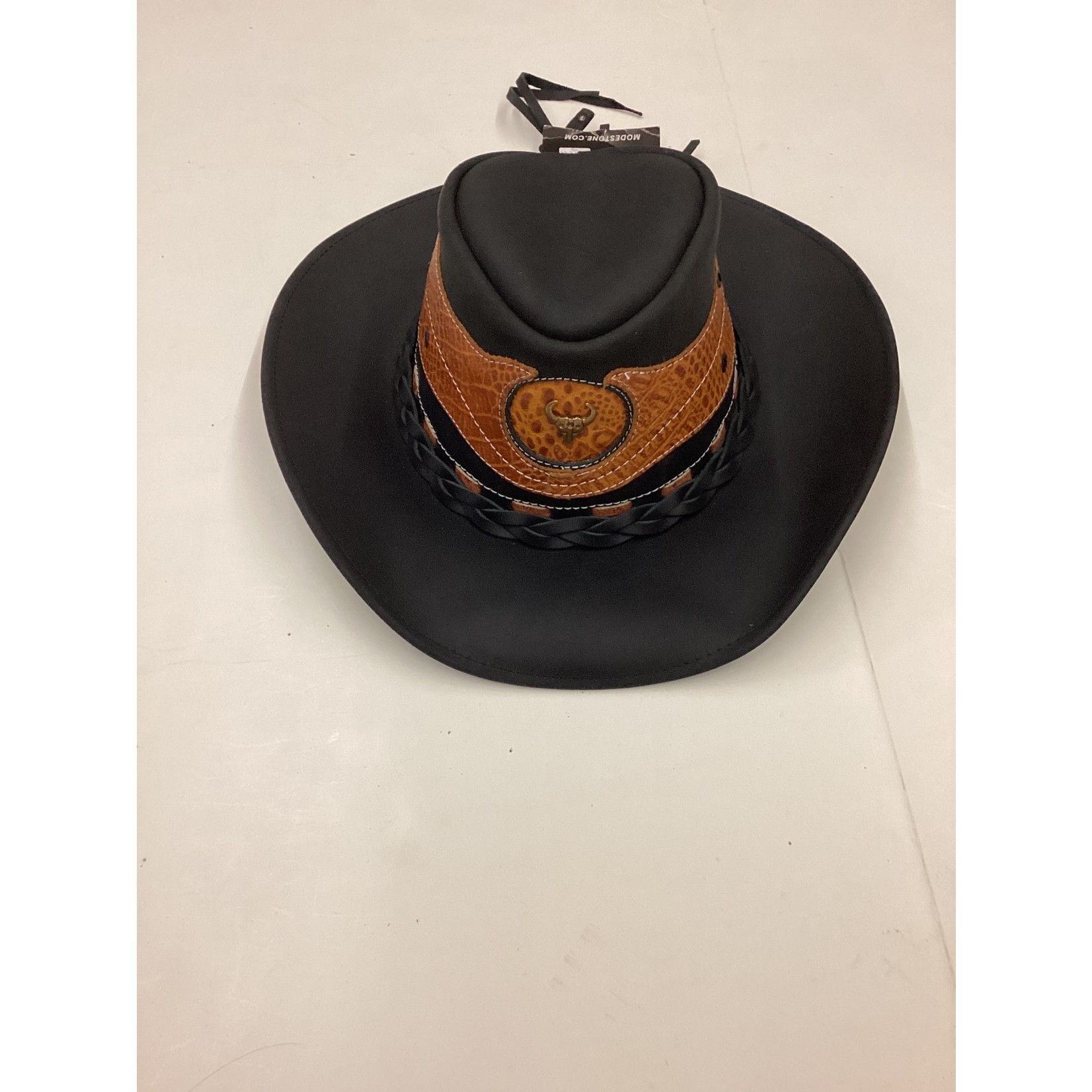 Modestone Modestone Leather Hat