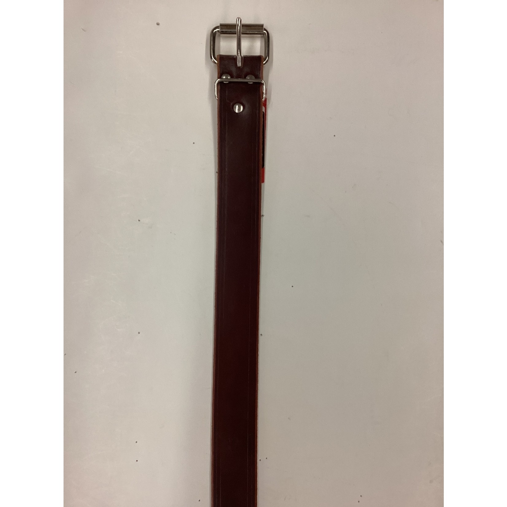 Western Rawhide Plain Leather Belts Brown X-Long