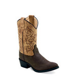 Old West Leatherette Material Boot
