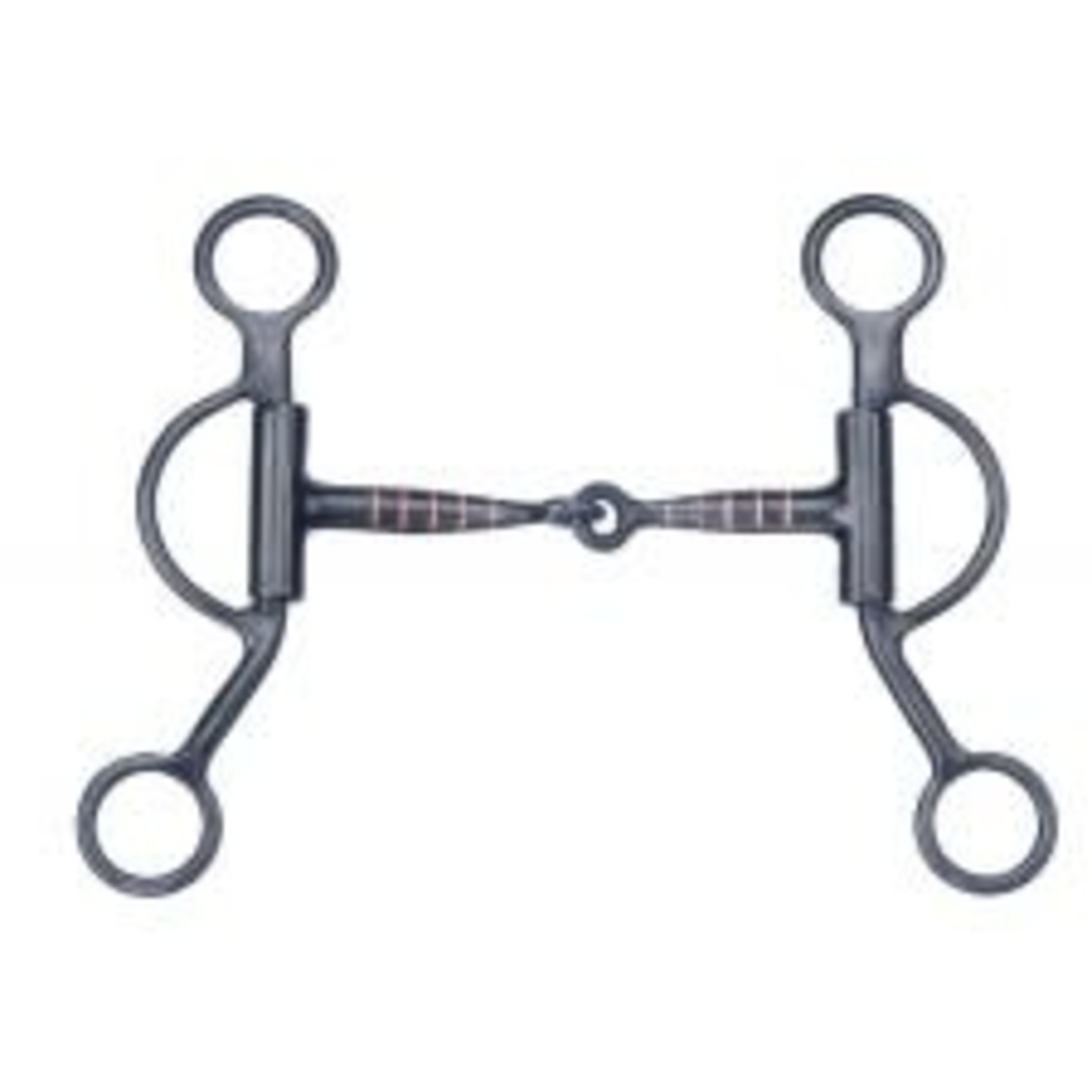 Western Rawhide Steel Snaffle with Copper Inlay