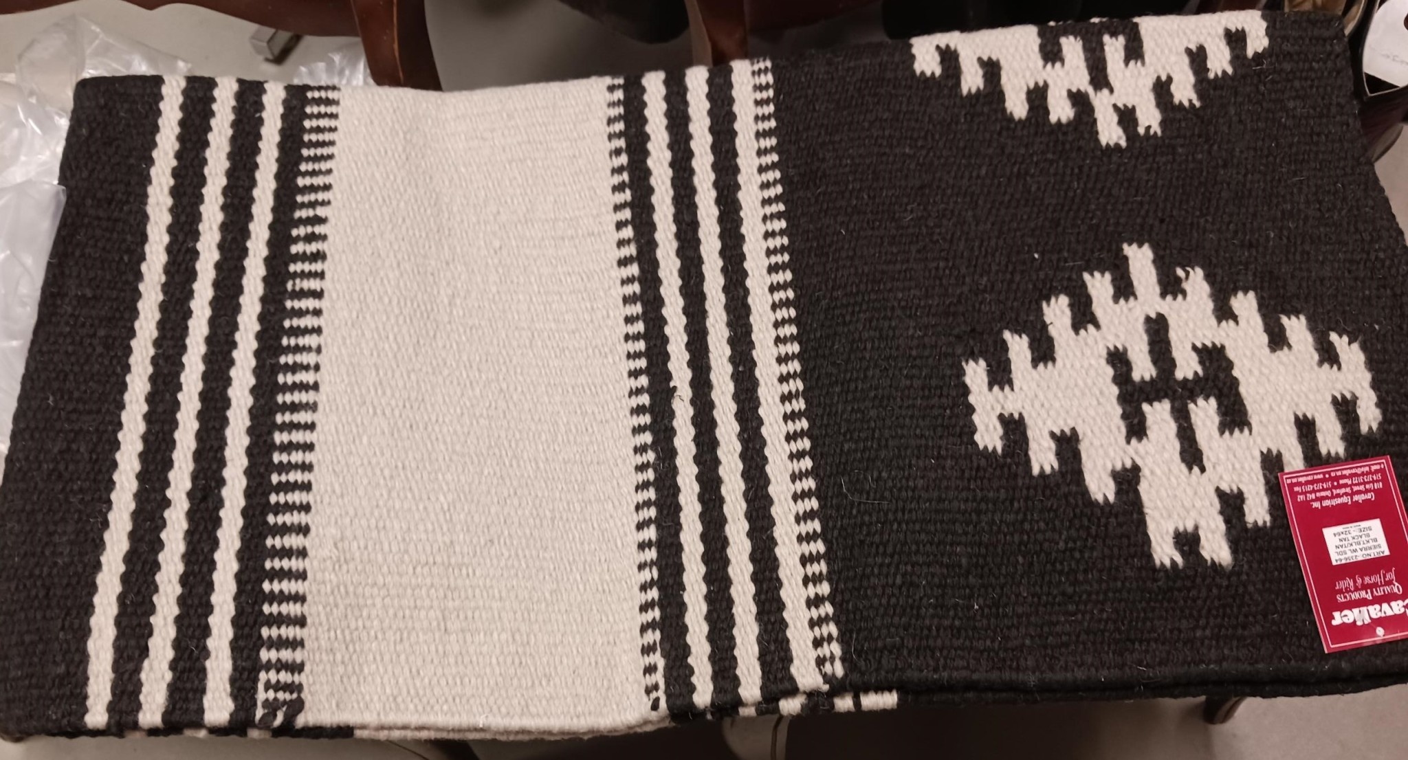 Wool Saddle Blanket Stick and Stone Tack Shop